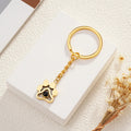 Personalized Projection Dog Paw Keychain - Abrahamallen