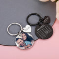 Personalized Photo Engraved Date Keychain - Abrahamallen