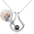 Projection Personalized Photo Pendant Necklace - Abrahamallen