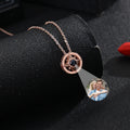 Projection Personalized Photo Pendant Necklace - Abrahamallen