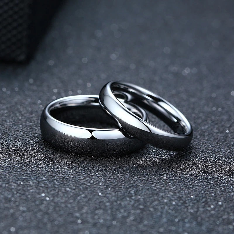 Personalized Inscription Couple's Rings - Abrahamallen