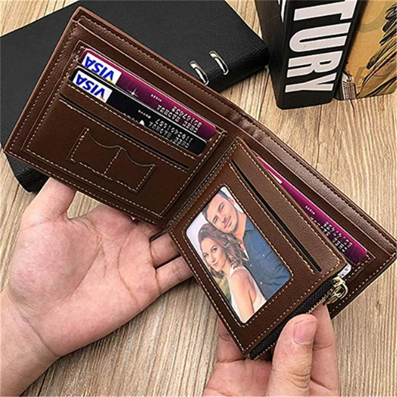 Personalized Photo and Message Wallet-Gift For Him - Abrahamallen