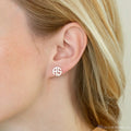 Personalized Initials Stud Earrings - Abrahamallen