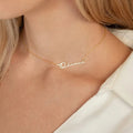 Personalized Side Name Pendant Necklace - Abrahamallen