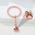 Personalized Projection Heart Keychain - Abrahamallen