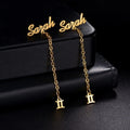 Personalized Long Name Earrings - Abrahamallen