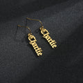 Personalized Name Earrings - Abrahamallen