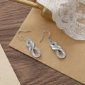 Personalized Infinity Dangling Earrings - Abrahamallen