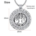 Cremation Urn Tree of Life Keepsake Necklace - Abrahamallen