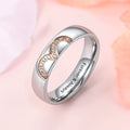 Personalized Inscription Couple's Rings - Abrahamallen