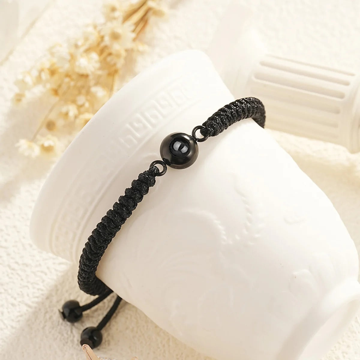 Customized Photo Projection Threaded Bracelet - Abrahamallen