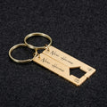 Personalized Couple's Engraved Initial's Keychains - Abrahamallen