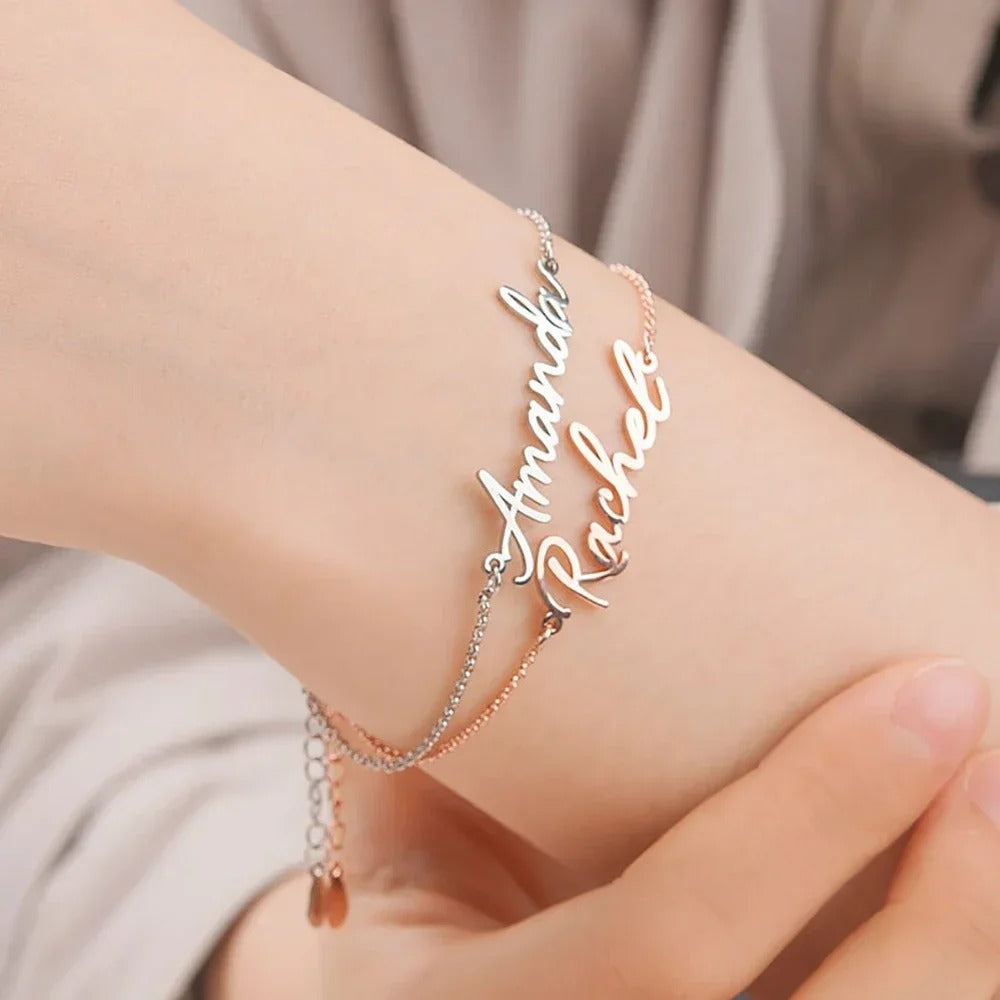 Personalized Name Bracelet - Abrahamallen