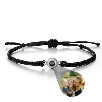 Customized Photo Projection Threaded Bracelet - Abrahamallen