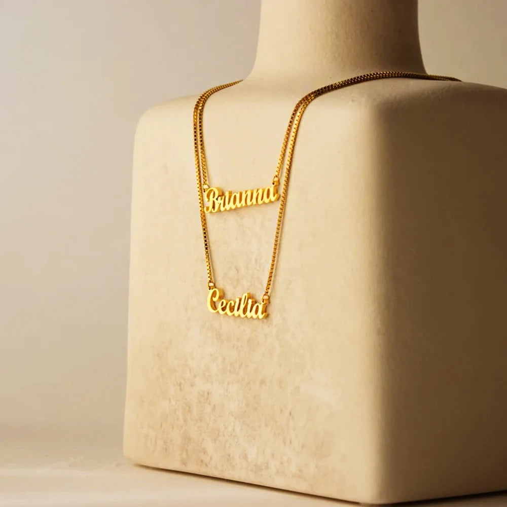 Personalized Name Pendant Exquisite Necklace - Abrahamallen