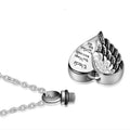 Cremation Memorial Family Urn Keepsake Necklace - Abrahamallen