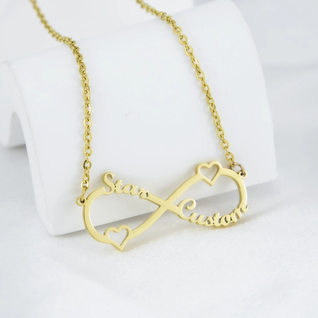 Personalized Infinity Name Pendant Necklace - Abrahamallen