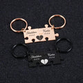 Personalized Couple's Engraved Anniversary's Keychains - Abrahamallen