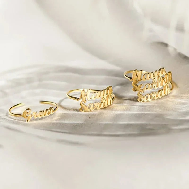 Personalized Multi-Name Ring - Abrahamallen