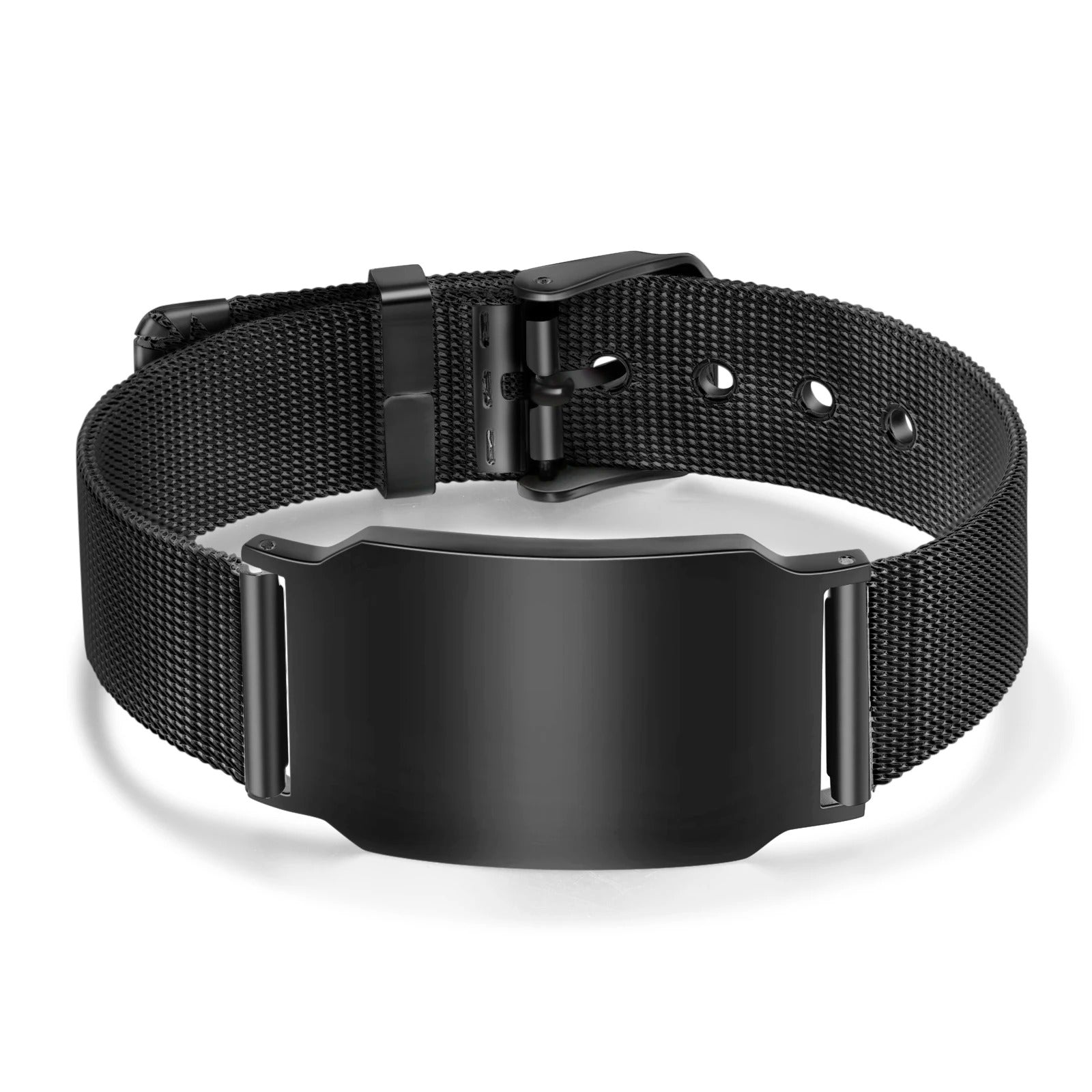 Personalized Black Photo custom Watchband Wristband Bracelets - Abrahamallen