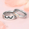 Personalized Inscription Couple's Rings - Abrahamallen