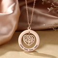 Personalized Tree of Life Pendant Name Necklace - Abrahamallen