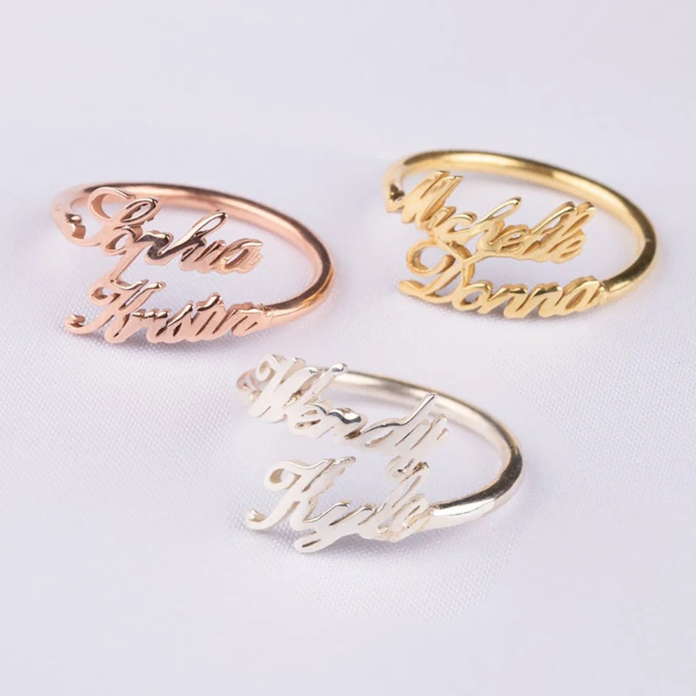 Personalized Multi-Name Ring - Abrahamallen