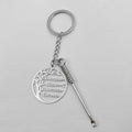 Personalized Tree of Life Name and Ear Cleaner Spoon Keychain - Abrahamallen