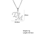 Personalized Initials Pendant Necklace - Abrahamallen