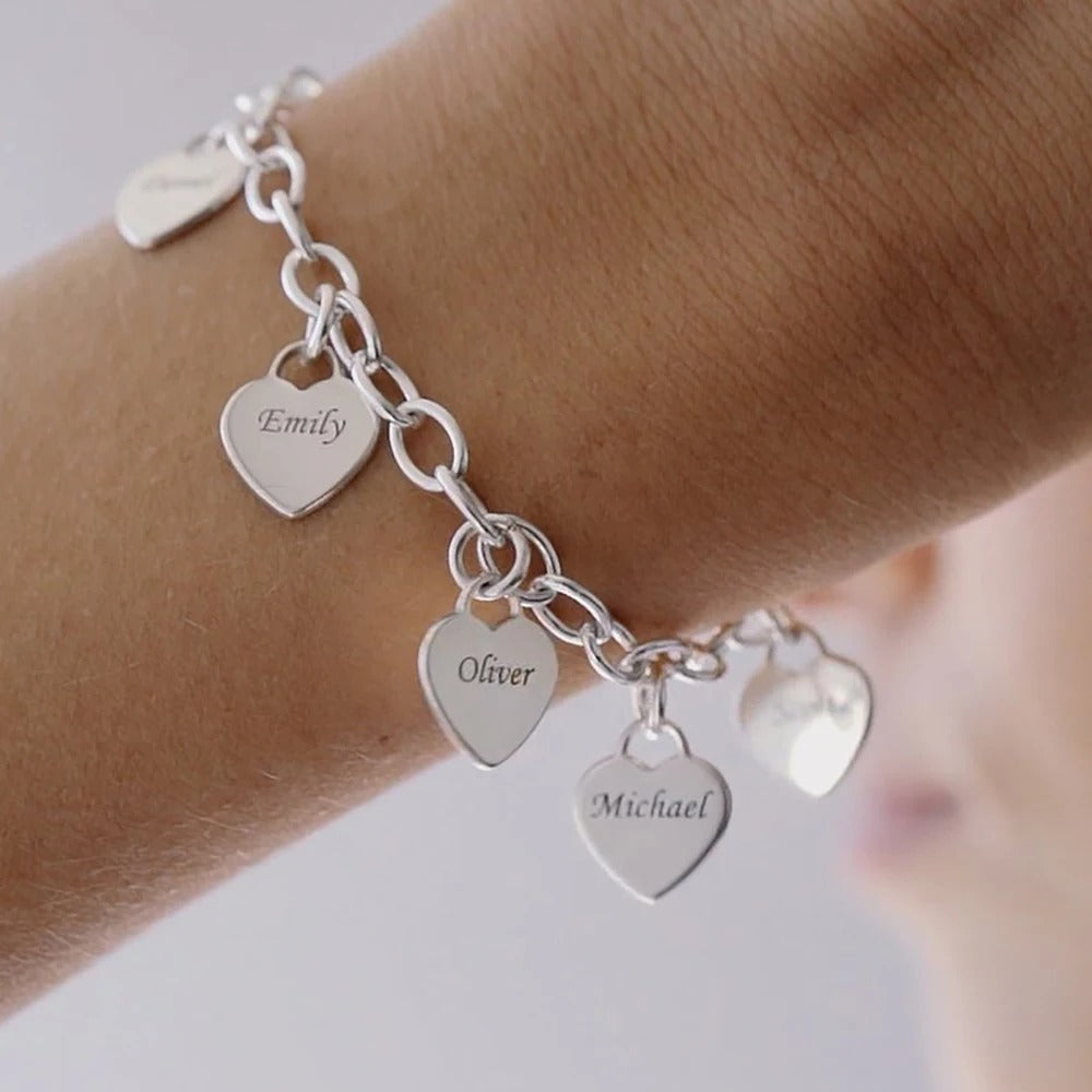 Personalized Family Engraveable Name Bracelet - Abrahamallen