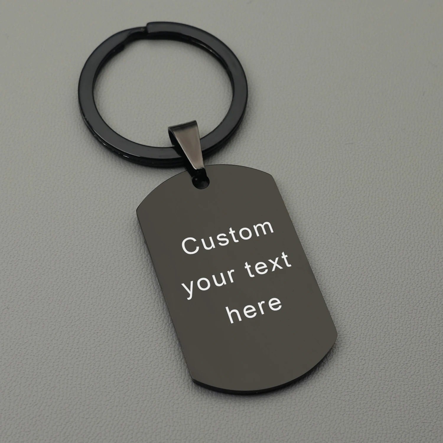 Personalized Engraved Photo Keychain - Abrahamallen