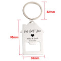 Personalized Couple's Engrave  Names Keychain - Abrahamallen