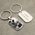 Personalized Engraved Photo and Message Keychain - Abrahamallen