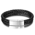 Personalized Engraveable Stainless Steel Double Layer Braided Rope Bracelets - Abrahamallen