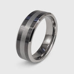 The Whitmore | Brushed Silver Tungsten Wedding Ring