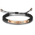 Personalized Engreavable Bar Chain ID Bracelet - Abrahamallen