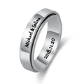 Personalized Inscription Couple's Rings - Abrahamallen