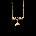 Personalized Mum and Name Pendant Necklace - Abrahamallen