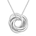 Personalized 2-6 Intertwined Pendants Engraveable Necklace - Abrahamallen