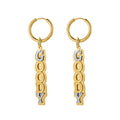 Personalized Name Dropping Earrings - Abrahamallen