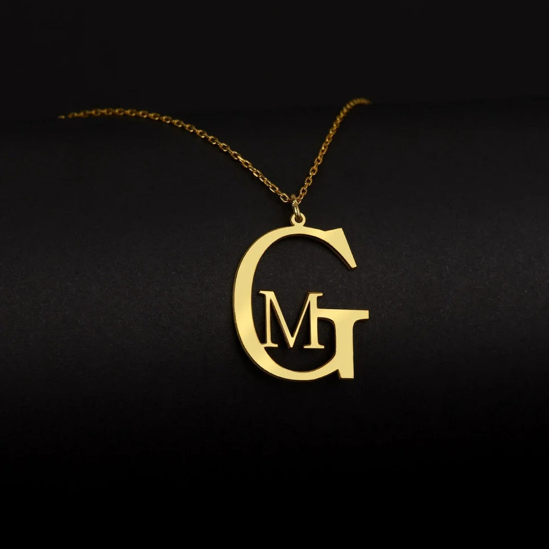 Personalized Initials Pendant Necklace - Abrahamallen