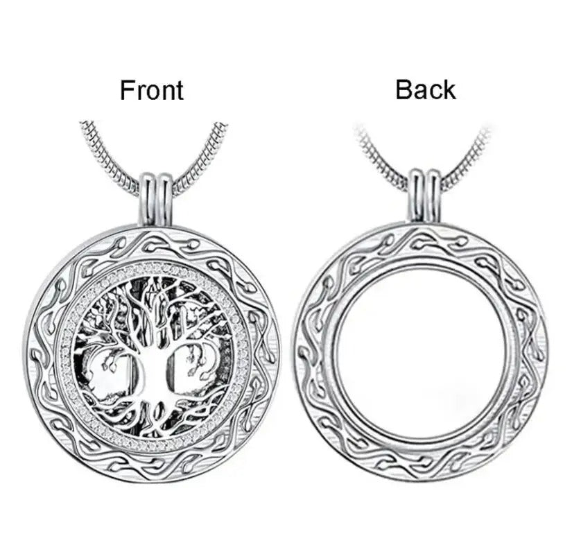 Cremation Urn Tree of Life Keepsake Necklace - Abrahamallen