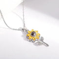 Projection Personalized Flower Photo Pendant Necklace - Abrahamallen