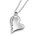 Personalized Cremation Urn Heart Keepsake Necklace - Abrahamallen