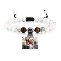 Personalized Photo Projection Beaded Bracelet - Abrahamallen