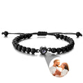 Personalized Photo Projection Beaded Bracelet - Abrahamallen